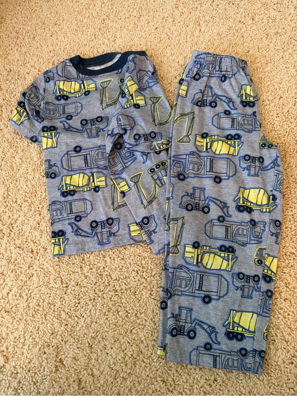 Carter's Construction Truck Pajama Set